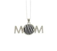 Collana con ciondolo a forma di piuma di pinto, regalo per la festa della mamma, regalo di compleanno, Medio