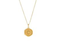 Collana con ciondolo a forma di stella, luna e fiore, da donna, semplice, alla clavicola, accessori alla moda, adatta per l'uso quotidiano, adjustable, Zirconia cubica