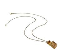 Collana con ciondolo a forma di tarocchi mistico, catena robusta con funzione elegante, collana di gioielli in metallo dall'aspetto raro, accessorio per carte dei tarocchi con design classico