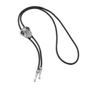 Collana con ciondolo a forma di testa di capra con catena regolabile in corda PU intrecciata per costumi gioielli accessori per tutti i giorni collana da, One Size, come descritto, come descritto