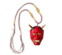 Collana con ciondolo a forma di volto di fantasma, collana giapponese Prajna, gioielli tradizionali horror ornamentali per donne e uomini, Refer to description, Resina, Unisex