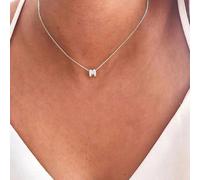 Collana con ciondolo a lettera da A a Z, collana in acciaio inossidabile per donna L,M,S,H,A,T,O,X,B,C,D,E,F,G,I,J,K,N,P,Q,R,U,V,W,Y,ZAcciaio inossidabile