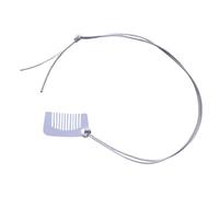 Collana con ciondolo a pettine di moda con cordino regolabile collana perfetta per esprimere l'individualità quotidiana ogni giorno, rectangle, come descritto, come descritto