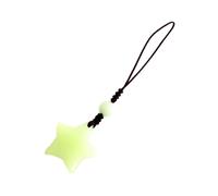 Collana con ciondolo a stella per telefono con stella | Catena per telefono a forma di stella al buio | ciondolo divertente per telefono, accessorio incantato, Consulte la descripción, Resina, Vedere