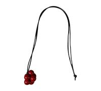 Collana con ciondolo a strati contemporanea sottile catena nera gioiello estetico coreano accessorio per abiti streetwear versatile collana minimalista quotidiana, Misura unica, come descritto, come