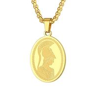 Collana con ciondolo Athena la dea della saggezza, per donne e uomini, mitologia greca, collana girocollo di protezione, medaglione custode, amuleti, idea regalo, Acciaio inossidabile