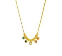 Collana con ciondolo colorato di design, gioielli alla moda, accessori sexy per il collo, da donna, elegante per l'uso quotidiano