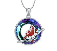 Collana con ciondolo commemorativo a forma di colibrì e cenere, per donne e uomini, Acciaio inossidabile, Nessuna pietra preziosa