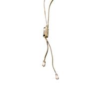 Collana con ciondolo con nappe di cristallo, elegante e lunga, con nappe di cristallo, per donne alla moda, Misura unica, come descritto, come descritto