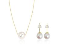 Collana Con Ciondolo Di Perle Da 1 Pezzo E Orecchini A Bottone Con Perle Da 1 Paio, Gioielli Di Perle Vintage, Collana Semplice Da Donna, Eleganti Orecchini Di Perle, Gioielli Da Donna