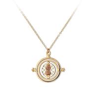 Collana con ciondolo giratempo ufficiale Harry Potter, per bambini, color oro, regolabile