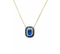 Collana Con Ciondolo Great Gatsby Zaffiro Oro