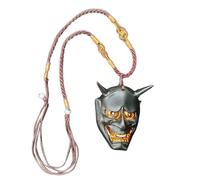 Collana con ciondolo horror, collana giapponese Prajna con copertura per il viso - gioielli con volto fantasma per la creazione di gioielli per specchietto retrovisore automobilistico, Refer to