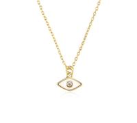Collana con ciondolo in 925 lunga catena girocollo, gioiello di lusso bello e versatile che può essere indossato con qualsiasi stile, adjustable, Zirconia cubica