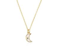 Collana con ciondolo in 925 lunga catena girocollo, gioiello di lusso bello e versatile che può essere indossato con qualsiasi stile, adjustable, Cristallo