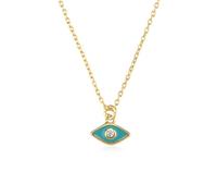 Collana con ciondolo in 925 lunga catena girocollo, gioiello di lusso bello e versatile che può essere indossato con qualsiasi stile, adjustable, Cristallo