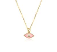 Collana con ciondolo in 925 lunga catena girocollo, gioiello di lusso bello e versatile che può essere indossato con qualsiasi stile, adjustable, Zirconia cubica