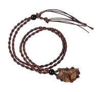 Collana Con Ciondolo In Cristallo Di Pietre Preziose Naturali Per Donne E Uomini, Collana Con Cristalli Grezzi Naturali Irregolari, Cordino Porta Pietre Intrecciato A Mano, Lunghezza Regolabile, Pie