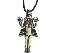 Collana con ciondolo Lilith dea della notte Ishtar regina assira gioielli