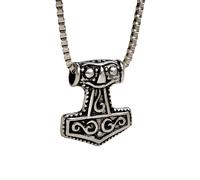 Collana con ciondolo martello di Thor grande bestia Mjolnir Valhalla...