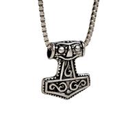 Collana con ciondolo martello di Thor grande bestia Mjolnir Valhalla gioielli...
