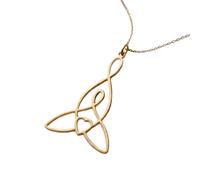 Collana con ciondolo minimalista per la maternità in argento sterling 925, dalla forma particolare, con catena a maglia fine da 45 cm e ciondolo placcato oro. Gioiello significativo |LKD_3DM_00658