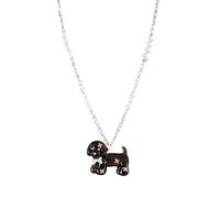 Collana con ciondolo per cani giocosa, catena da collo per abbigliamento da pendolarismo, accessorio elegante per cravatte, collana con ciondolo per cani per occasioni tendenza, accessorio per