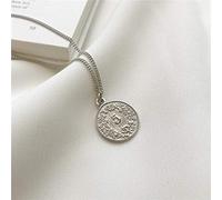 Collana con ciondolo per donna, elegante e alla moda, con ciondolo a forma di regina, in argento sterling 925, con catena in metallo, accessori per gioielli di moda per feste di compleanno da donna,
