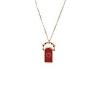 Collana con ciondolo per tutore fortunato con carta colorata dei tarocchi