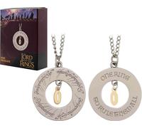 Collana con ciondolo placcato argento e oro The Lord of The Rings Necklace