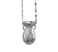 Collana Con Ciondolo Portafiori Floreale | Gioiello Romantico A Forma Di Vaso Per Bouquet Floreale,Gioielli Floreali | Per Mogli, Madri, Donne e Figlie; Regalo per Feste, Tutti i Giorni e per i Comple