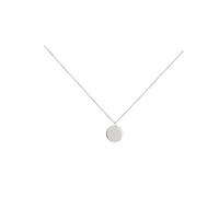 Collana Con Ciondolo Rotondo a Forma Di Moneta Dorata Per Donne e Ragazze In Argento Sterling 925 Con Piccola Luna Piena Minimalista Geometrica a Disco Gioielli Da Migliore Amica Regalo Alla Moda