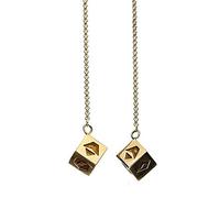 Collana Con Ciondolo Star Wars Han Solo Corellian Gold 3D In Acciaio 316L