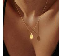 Collana con ciondolo zodiacale alla moda, collana a catena classica da donna Ariete,Toro,Gemelli,Cancro,Leone,Vergine,Bilancia,Scorpione,Sagittario,Capricorno,Acquario,PesciAcciaio inossidabile