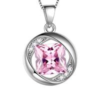 Collana con ciondolo zodiacale Aurora Tears, in argento Sterling 925 con catena da 45,7 cm e Argento, colore: 10_october, cod. DP0029O