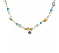 Collana con conchiglie e conchiglie, catena per collare, catena per il collo