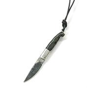 COLLANA CON CORDINO coltello pattada KNIFE SARDO ARTIGIANATO ARGENTO PATTADESA