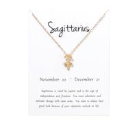 Collana Con Costellazione Delicata E Alla Moda Ciondolo Con Segno Zodiacale Con Catena Regolabile Per Clavicola Gioiello Astrologico Con Segno Zodiacale Per Donna E Uomo Regalo Per Il Sagittario