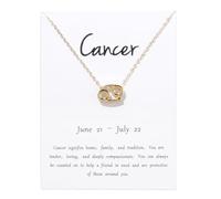 Collana Con Costellazione Delicata E Alla Moda Ciondolo Con Segno Zodiacale Con Catena Regolabile Per Clavicola Gioiello Astrologico Con Segno Zodiacale Per Donne E Uomini Regalo Per Il Cancro