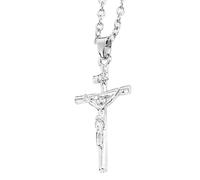 Collana con croce da uomo, catena con ciondolo a forma di croce, collana con croce cristiana da uomo, croce da donna, collane da uomo per appuntamenti, feste, festival, celebrazioni, Refer to