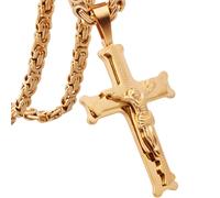 Collana con Croce JC-38704 - Oro / 80cm KP38704