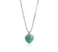 Collana Con Diffusore Di Oli Essenziali E Aromaterapia Per Donne E Ragazze, Bottiglia Di Profumo Con Cristallo Curativo, Ciondolo A Forma Di Cuore, Catena Con Pietre Preziose Energetiche, Regali, Ca