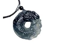 Collana con drago inchiostro per uomini e donne ciondolo fibbia pace gioielli all-match, Misura unica, Resina, Agata