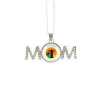 Collana con elemento culturale del Monte Corcovado Brasile, regalo per la festa della mamma, per mamma, nonna, regalo di compleanno, Medio