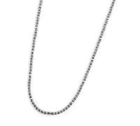 COLLANA CON EMATITE SFACCETTATA E LISCIA ACCIAIO INOSSIDABILE UOMO/DONNA UNISEX 1CO0046-E