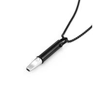 Collana con filtro in cotone - Aiuto respirazione consapevole per alleviare l'ansia, rilassamento e concentrazione, gioielli in acciaio inox per meditazione, regular, Metallo, Abalone