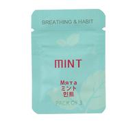 Collana con filtro, resistente alla respirazione con filtro, confezioni filtranti interne aromatizzate, riduzione dello stress e consapevolezza per adulti al lavoro, viaggi e relax (menta)