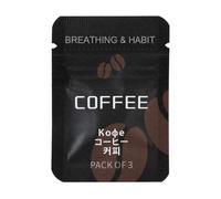 Collana con filtro, resistente alla respirazione con filtro, confezioni filtranti interne aromatizzate, riduzione dello stress e consapevolezza per adulti al lavoro, viaggi e relax (caffè)