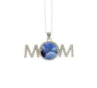 Collana con immagine della natura del pesce pagliaccio della scienza dell'oceano, regalo per la festa della mamma, per mamma, nonna, regalo di compleanno, Medio