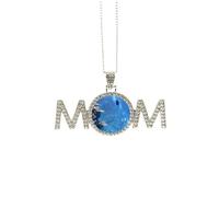 Collana con immagine di pesci oceanici immersioni scienza natura regalo per la festa della mamma per mamma, nonna, collana di compleanno gioielli, Medio